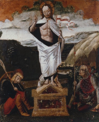 Anonimo — Pseudo Donato de' Bardi - sec. XV - Resurrezione di Cristo — insieme